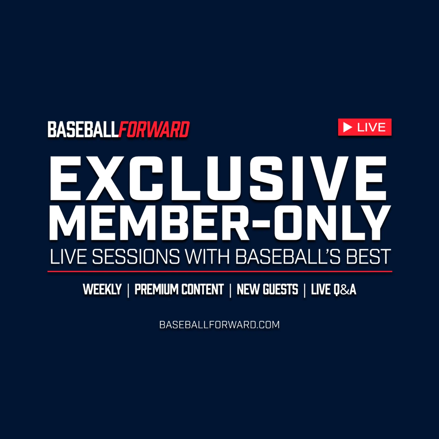 Baseball Forward Live